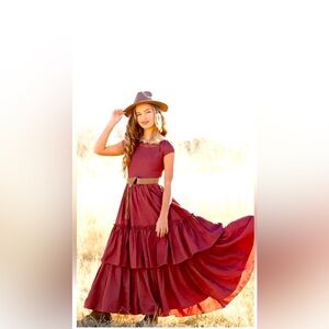 Joyfolie girl Mia Joy size 7 ivony apple butter dress NWT